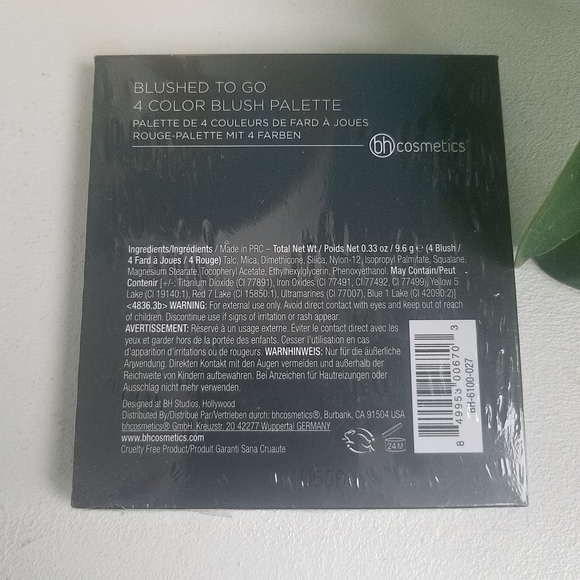 NIB BH Cosmetics Foil Blushed to Go Blush Palette - Picture 3 of 6